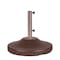 Us Weight Fillable 120lb Capacity Free Standing Umbrella Base, Bronze, Commercial FUB120BZE - alternate 1